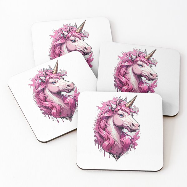 Item preview, Enchanting Pink Unicorn: A Mythical Marvel designed and sold by ViralVibeLab.