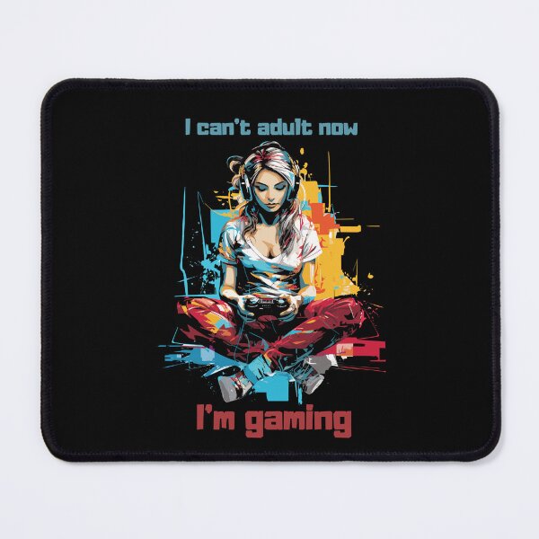 Item preview, I Can't Adult Now, I'm Gaming Funny Gifts for Gamer designed and sold by mOdesign84.