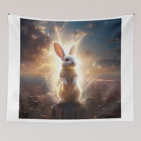 Item preview, Mindful Whispers: Esper Bunny in a Realm of Inner Magic designed and sold by Christian Weiss.