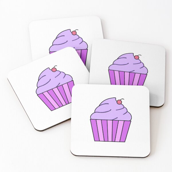 Artikelvorschau, Lila Cupcake entworfen und verkauft von Nugget's Illustrations.