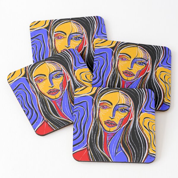 Item preview, Portrait in primary colors designed and sold by D Kleine.
