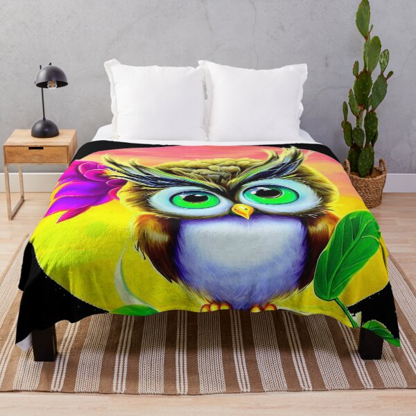 Item preview, crazy owl on a branch designed and sold by NEUMANN ArtWear Boutique.