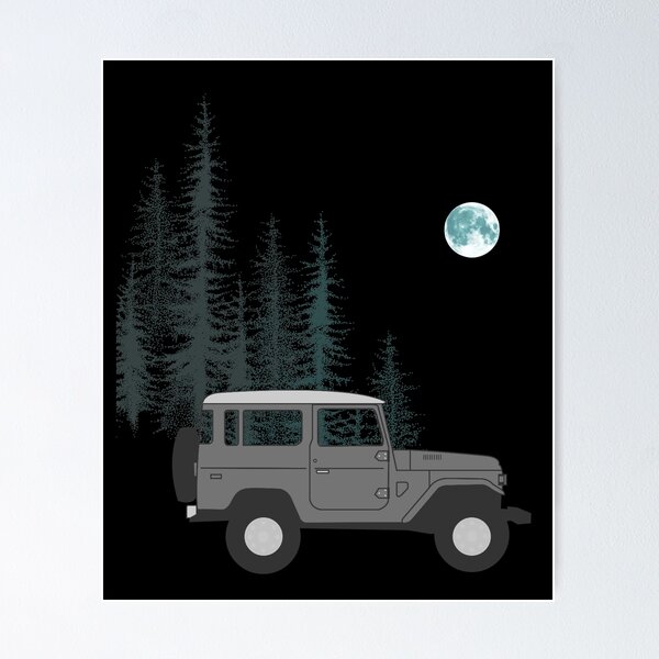 Item preview, Vintage Land Cruiser, 40 series, toyota,  land cruiser,  4x4,  offroad,  landcruiser,  4wd,  off road,  fj40,  overland,  vintage, designed and sold by AkBrokeBikes.