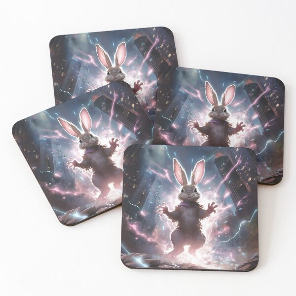 Item preview, Urban Sorcery: Esper Bunny Amid City Lightning designed and sold by Christian Weiss.