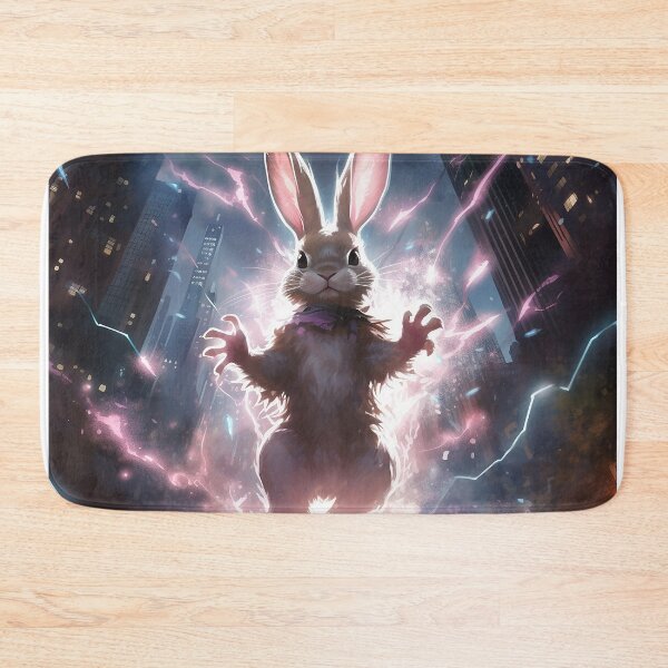 Item preview, Urban Sorcery: Esper Bunny Amid City Lightning designed and sold by Christian Weiss.