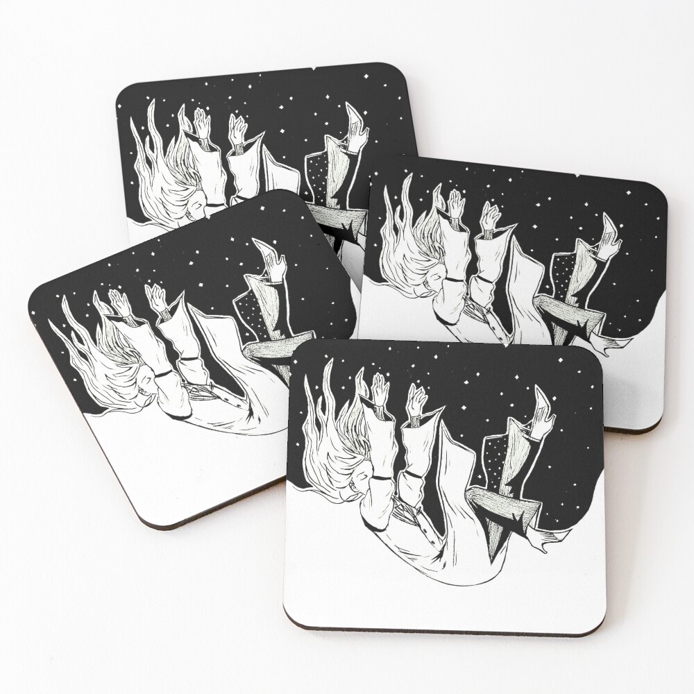 Artikel-Vorschau von Untersetzer (4er Set), designt und verkauft von patchworkghost.