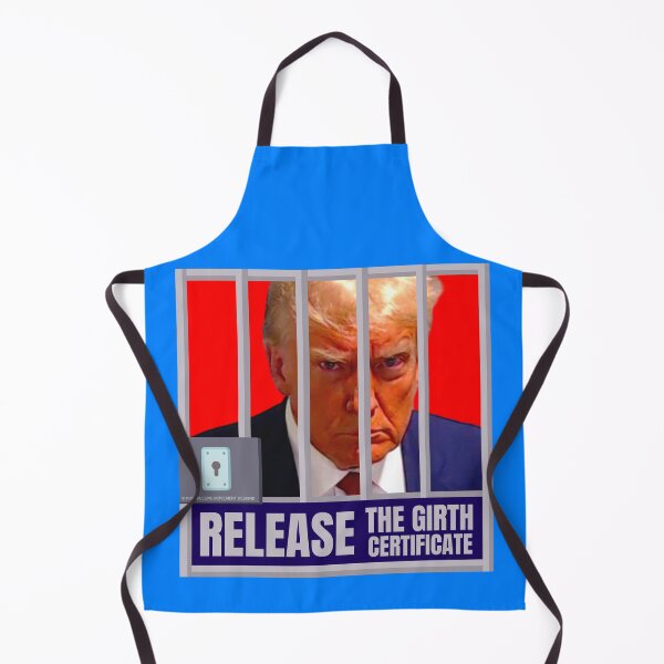 Item preview, PMD01042 Progressive Movement Designs Trump Mugshot Release Girth Certificate design for liberal Democrat resistance against bigotry, for liberals Democrats or progressives against MAGA Republicans designed and sold by ProgressiveLeft.
