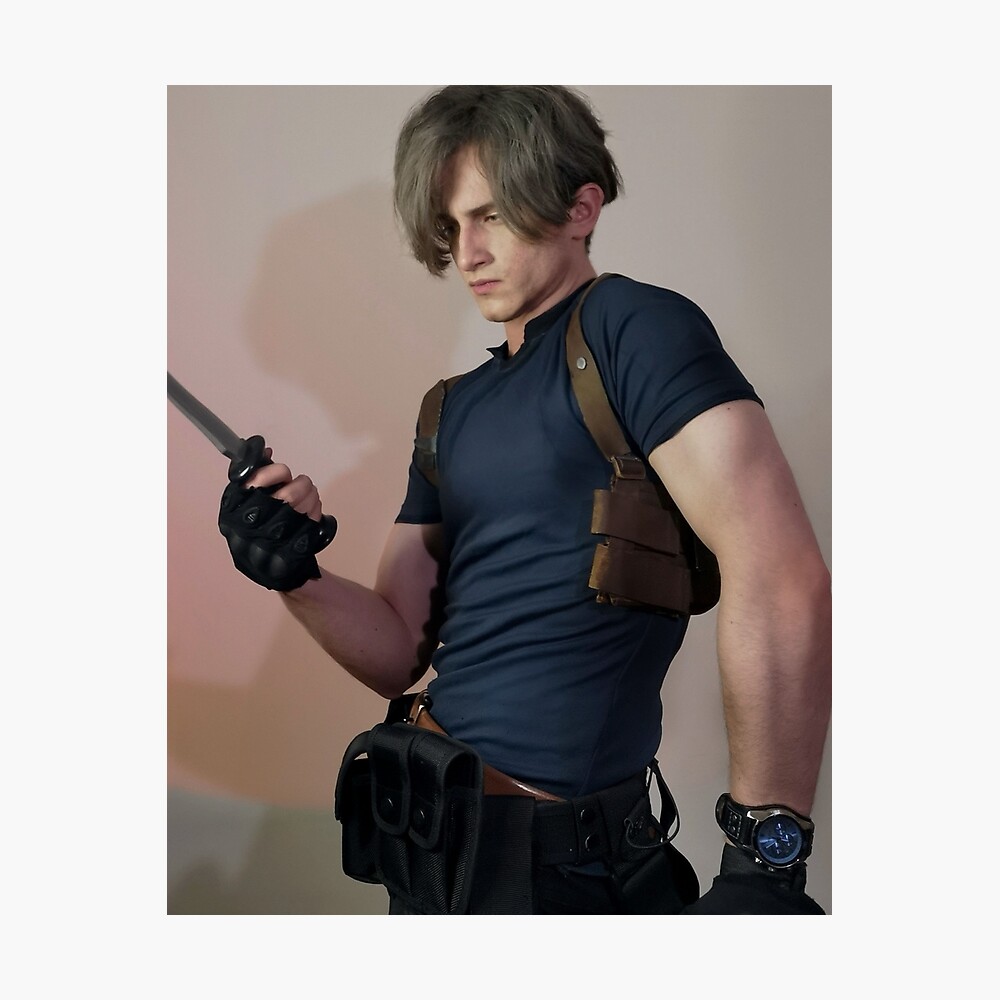 Leon Kennedy Resident Evil 4 Remake Cosplay Print