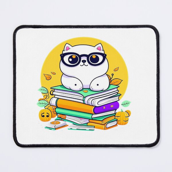 Item preview, Bookish Cat Halloween Delight designed and sold by mbarts85.