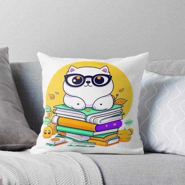 Item preview, Bookish Cat Halloween Delight designed and sold by mbarts85.