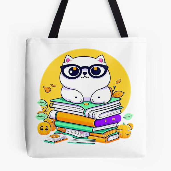 Item preview, Bookish Cat Halloween Delight designed and sold by mbarts85.
