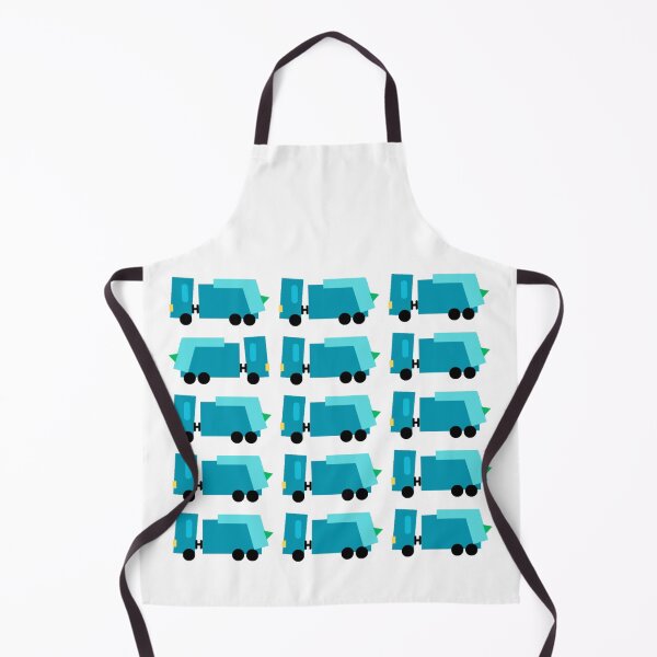Item preview, contraflow I - bin lorry (garbage truck) blue theme v1 designed and sold by fishpressink.