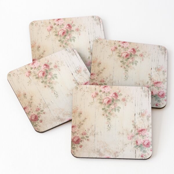 Item preview, Vintage pink flowers. designed and sold by Design for all.