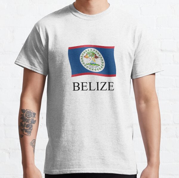 Vintage Belizean Flag Belize Pride Roots Heritage T-Shirt - Monsterry