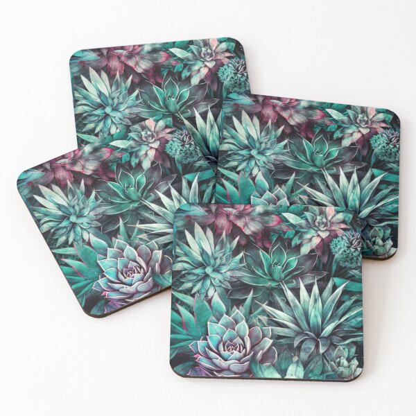 Item preview, Flowers botanical pattern 16 #succulents designed and sold by JBJart.