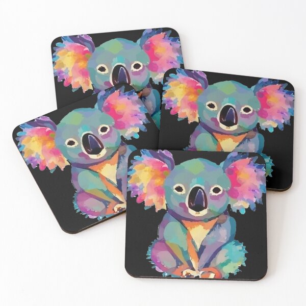 Item preview, Funny Colorful Koala Bear Water Color Style Art designed and sold by Nature's Fancy.
