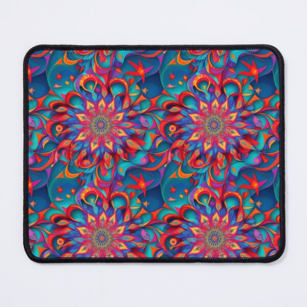 Item preview, Intricate Multi Coloured Floral Pattern designed and sold by Theo-B.