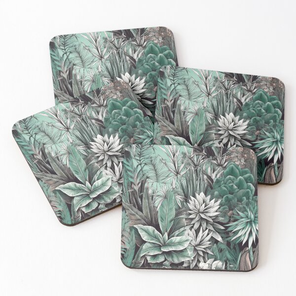 Item preview, Flowers botanical pattern 17 #succulents designed and sold by JBJart.