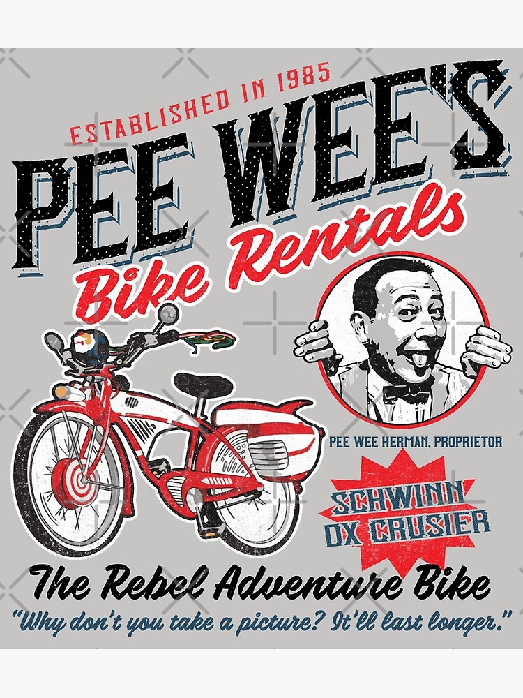 Location de vélos Pee Wee Herman Lts Poster