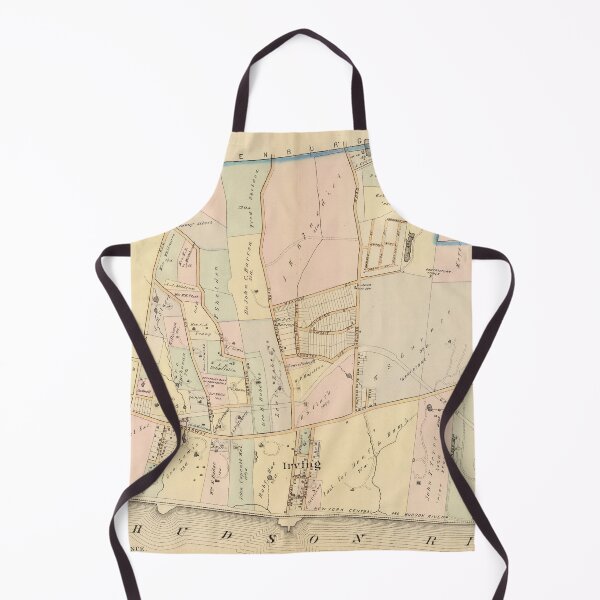Item preview, Vintage Map of Tarrytown NY (1881) designed and sold by BravuraMedia.