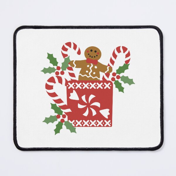 Item preview, Christmas Gingerbread Man with Peppermint designed and sold by JoniandCo.