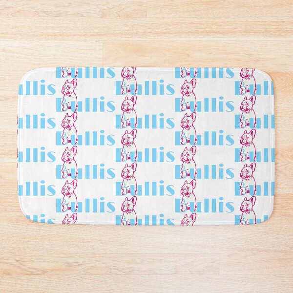Item preview, Pink and blue bullis design designed and sold by goodvibstickers.