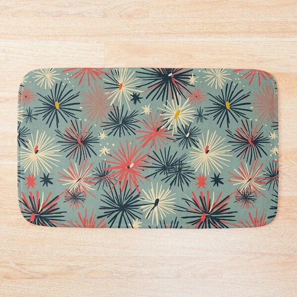 Item preview, Seamless Mid-Century Modern Fireworks Pattern designed and sold by Offsite.