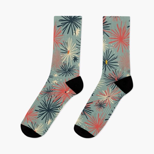 Item preview, Seamless Mid-Century Modern Fireworks Pattern designed and sold by Offsite.