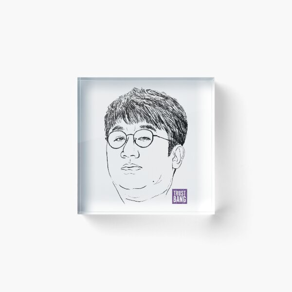 Item preview, In Bang Si-hyuk we trust - portrait designed and sold by fortissimotees.