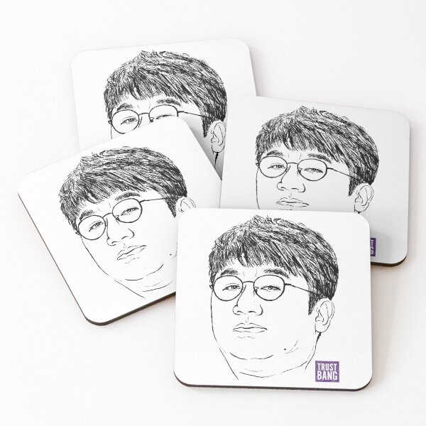 Item preview, In Bang Si-hyuk we trust - portrait designed and sold by fortissimotees.
