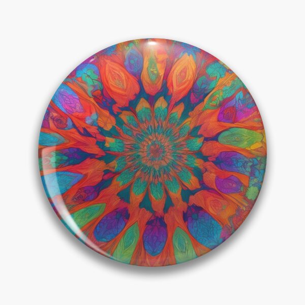 Item preview, Multi Coloured Floral Pattern designed and sold by Theo-B.