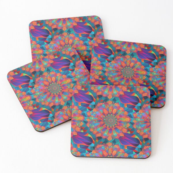 Item preview, Multi Coloured Floral Pattern designed and sold by Theo-B.