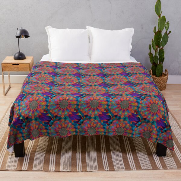 Item preview, Multi Coloured Floral Pattern designed and sold by Theo-B.