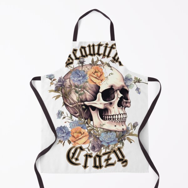 Item preview, Beautiful Crazy Skull designed and sold by OnceOnlyArt.