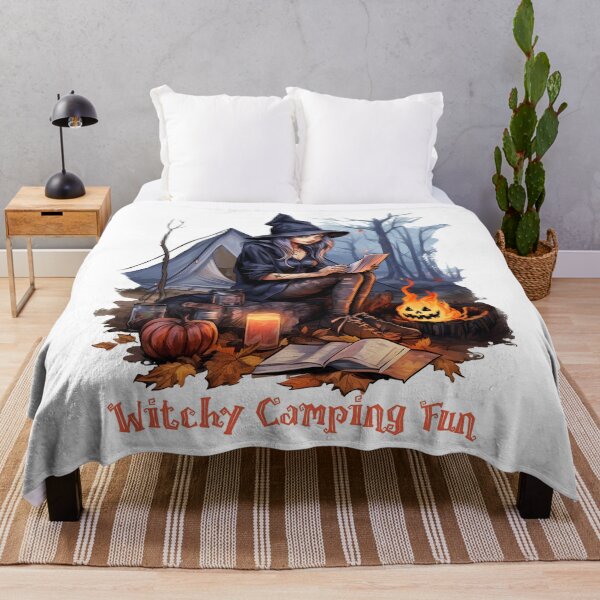 Item preview, A Witch’s Camping Trip Witchy Fun designed and sold by TuckerLogan.