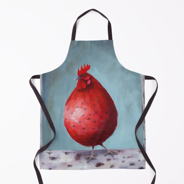 Aperçu de l'œuvre Poule rousse tachetée qui nous regarde créée et vendue par YoPedro.