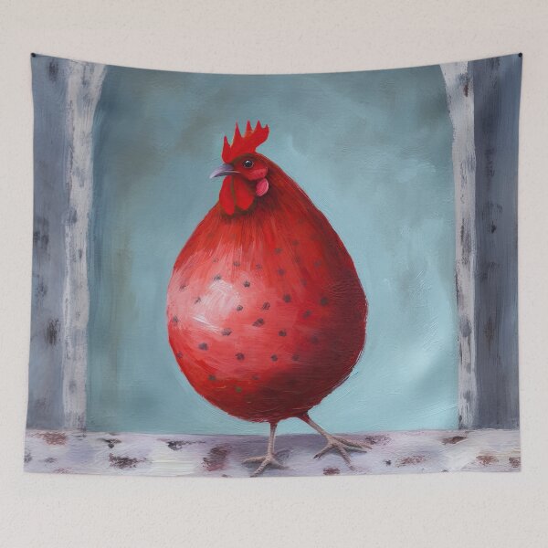 Item preview, Spotted Red Hen Watching Us designed and sold by YoPedro.