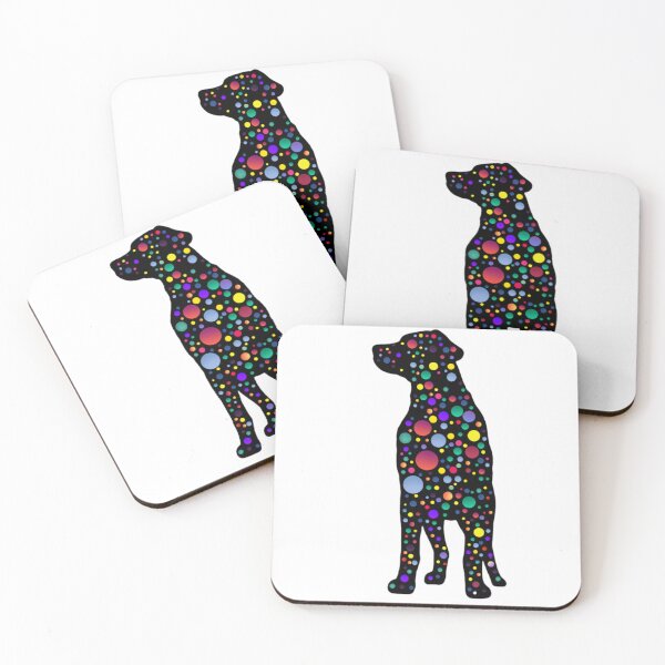Item preview, Pop Paws: Dog Silhouette in a Dotted Sphere designed and sold by Brand Uno Studio.