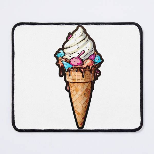 Item preview, Cold dessert in a waffle cup designed and sold by abmkf.
