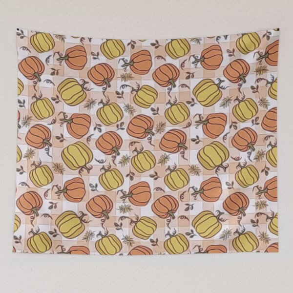 Item preview, Cute Pumpkins Pattern designed and sold by HappyLifeCreate.