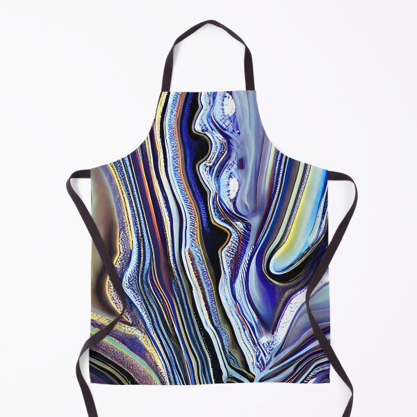 Item preview, Abstract 18 - Ice Cascade - Blue Purple White designed and sold by Artekinium.