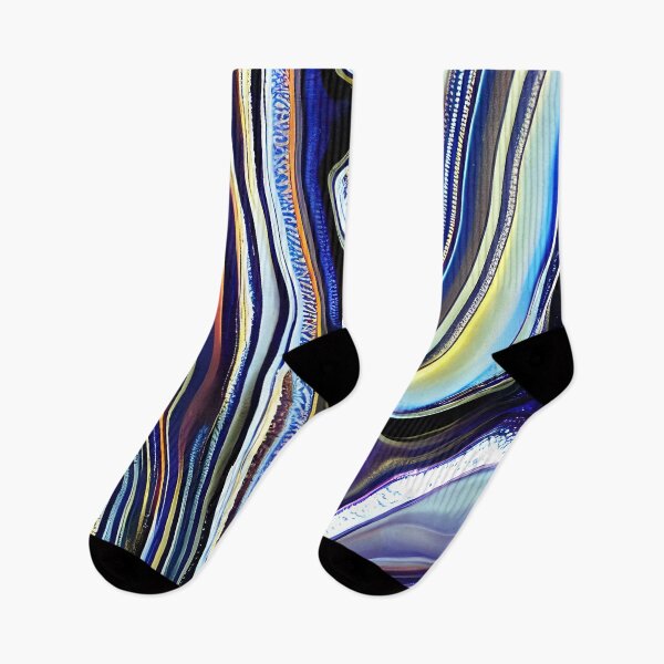 Item preview, Abstract 18 - Ice Cascade  - Blue Purple White designed and sold by Artekinium.