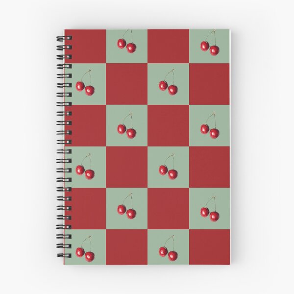 Artikelvorschau, Kirschkarierte quadratische Strichzeichnungen entworfen und verkauft von AnnaE-Designs.