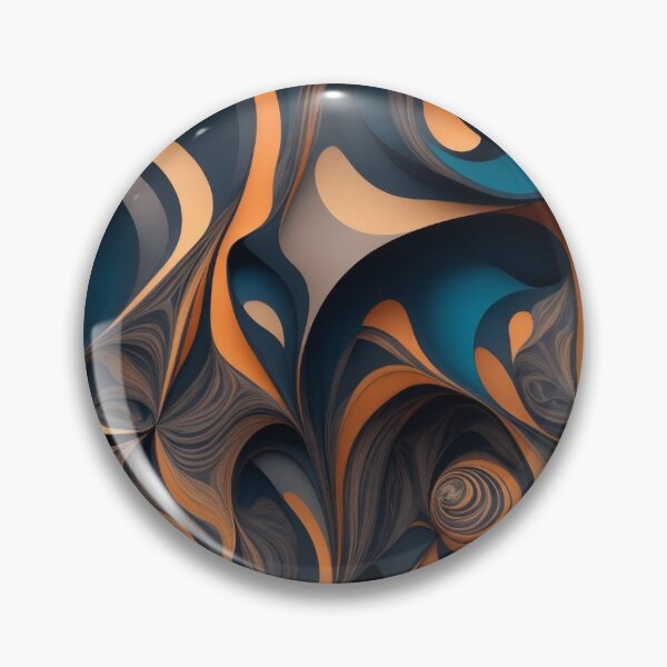 Item preview, Gold and Blue dripping Pattern designed and sold by Theo-B.