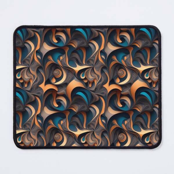 Item preview, Gold and Blue dripping Pattern designed and sold by Theo-B.