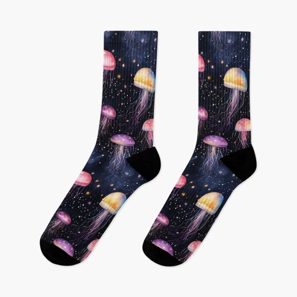 Item preview, Jellyfish and Stars Whimsical Pattern VII designed and sold by OurBarcode.