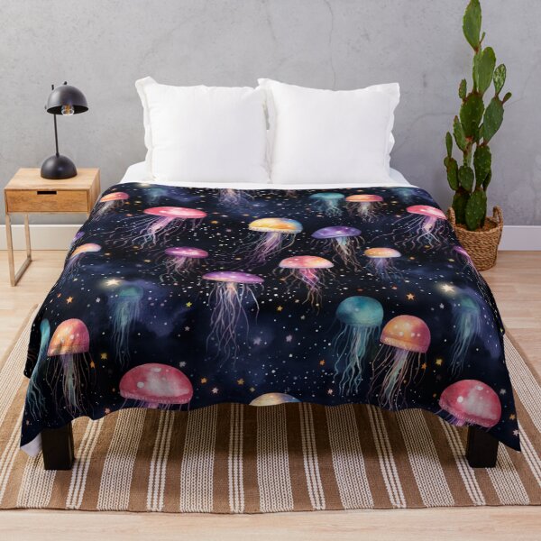 Item preview, Jellyfish and Stars Whimsical Pattern VII designed and sold by OurBarcode.