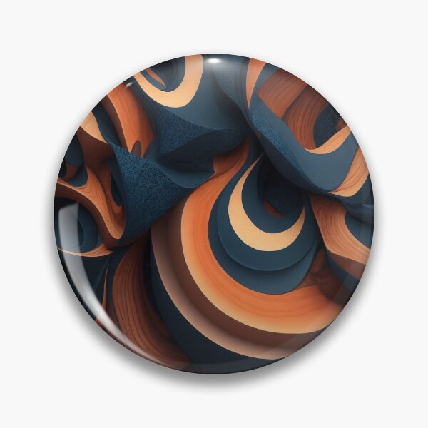 Item preview, Orange and Blue dripping Pattern designed and sold by Theo-B.