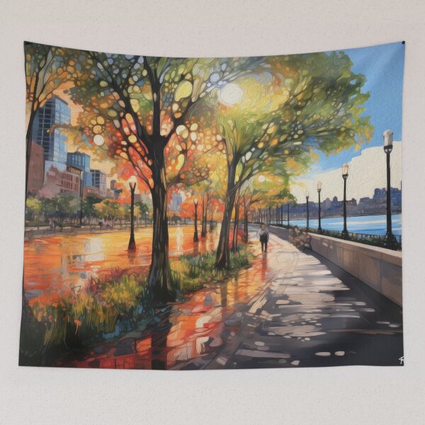 Item preview, HUDSON RIVER PARK designed and sold by ArtbyRolleen.