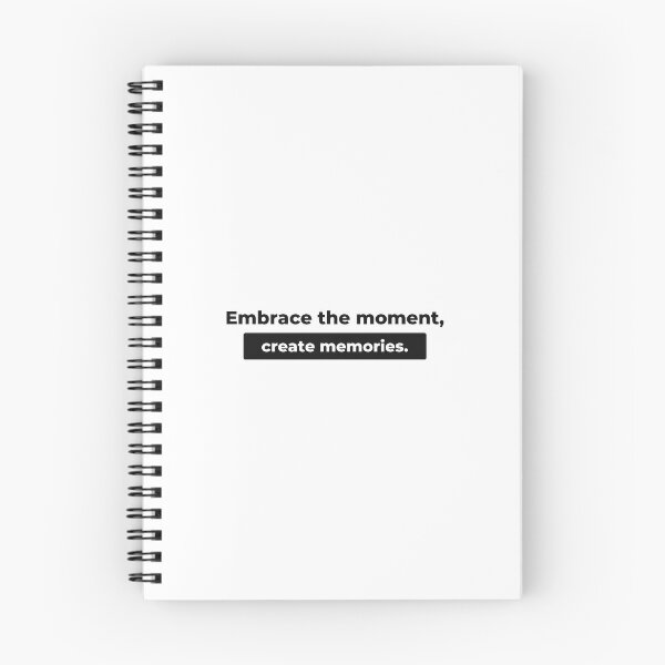 Item preview, Embrance the moment, create memories designed and sold by Ennovart.